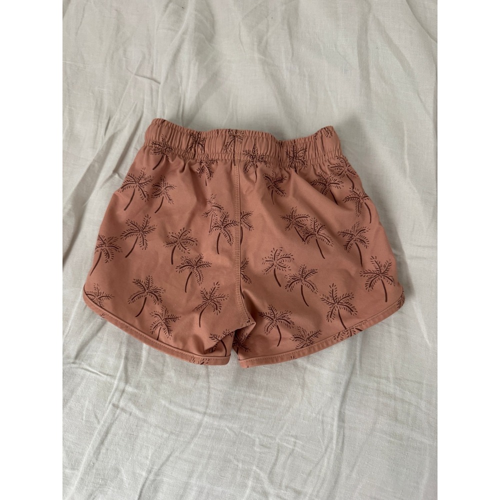 Rylee + Cru Kids Palm Tree Print Swim Trunks 12-18 Months - Picture 5 of 7